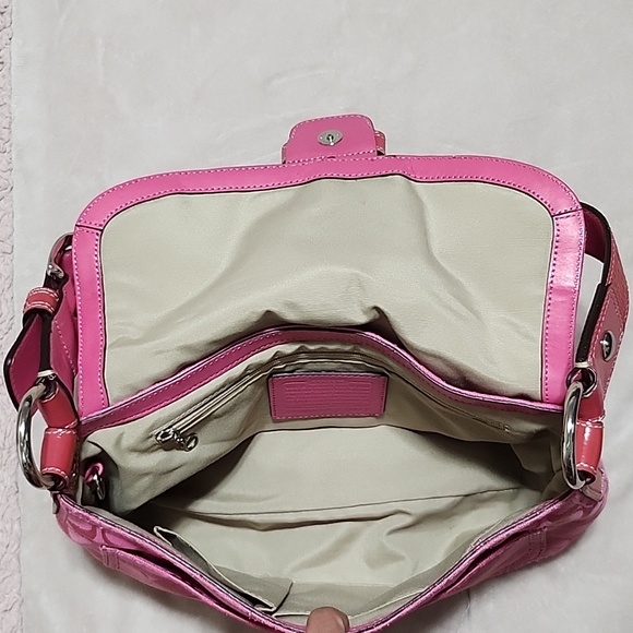 Coach Authentic Y2K Pink Hobo Shoulder Bag - Picture 12 of 14